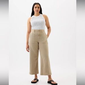 Gap High Rise Wide-Leg Crop Jeans